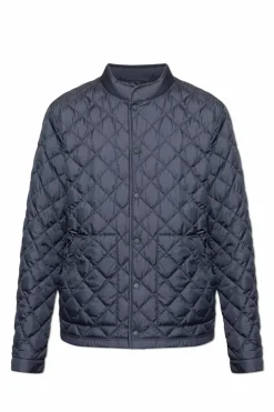 Moncler NAVY BLUE Quilted jacket "Oise"