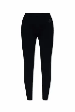 Moncler NAVY BLUE Ribbed Leggings