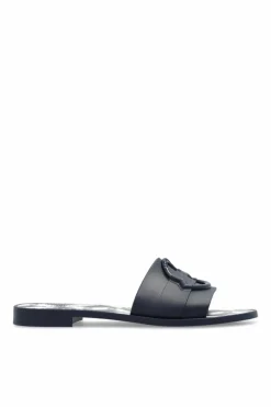Moncler NAVY BLUE Rubber Flip-Flops