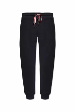 Moncler NAVY BLUE Sweatpants with logo