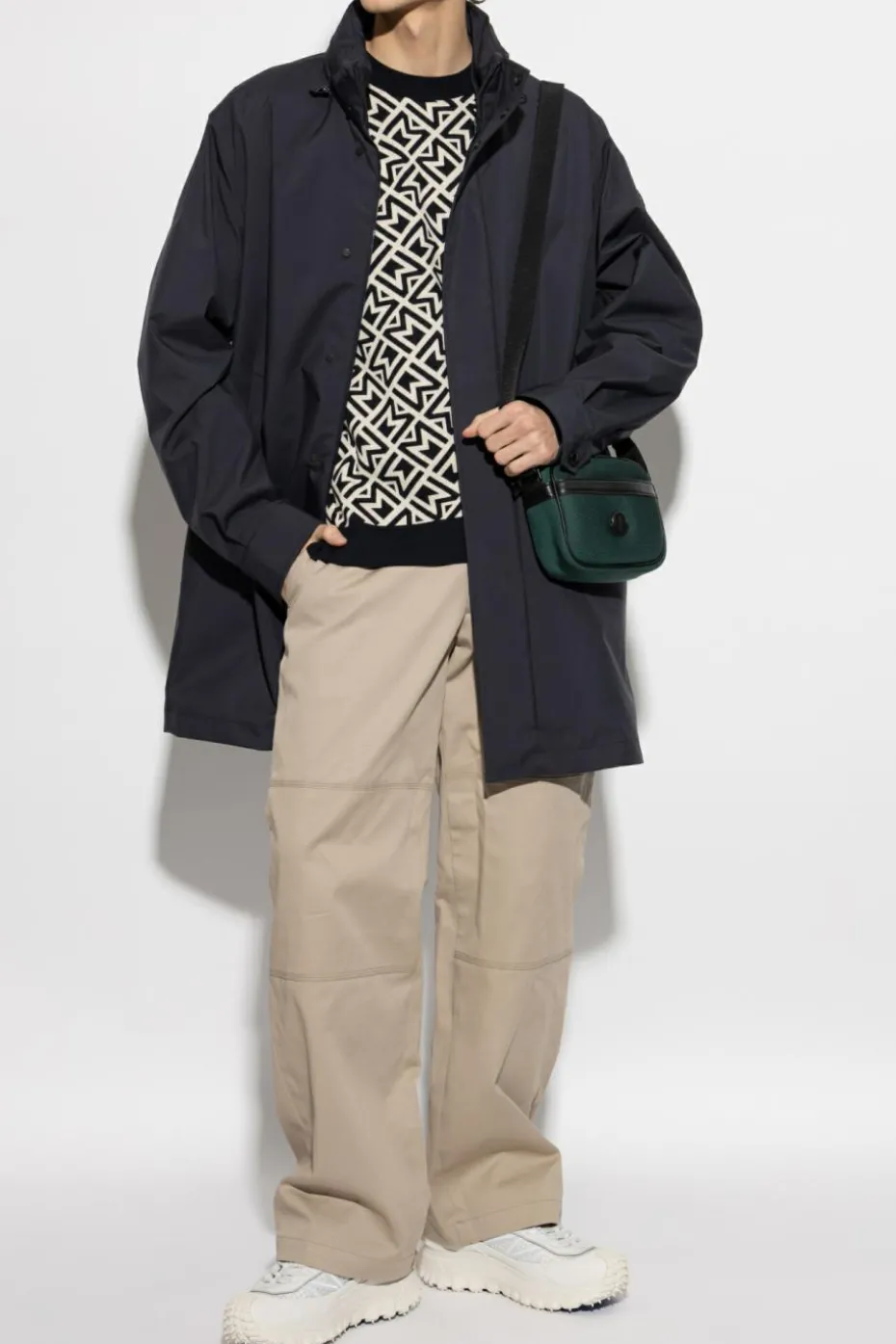 Moncler NAVY BLUE Two-layer jacket Lanche