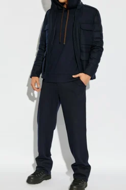 Moncler NAVY BLUE Wool pants