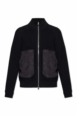 Moncler NAVY BLUE Zip-up cardigan