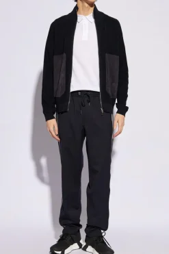 Moncler NAVY BLUE Zip-up cardigan