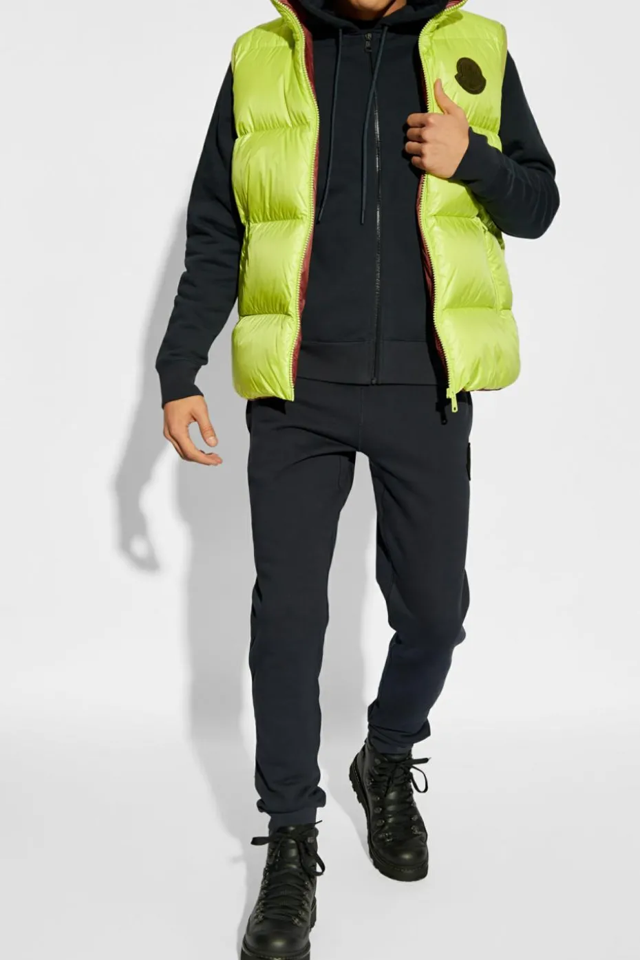 Moncler neon Down vest
