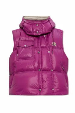 Moncler PINK Down vest "Pario"