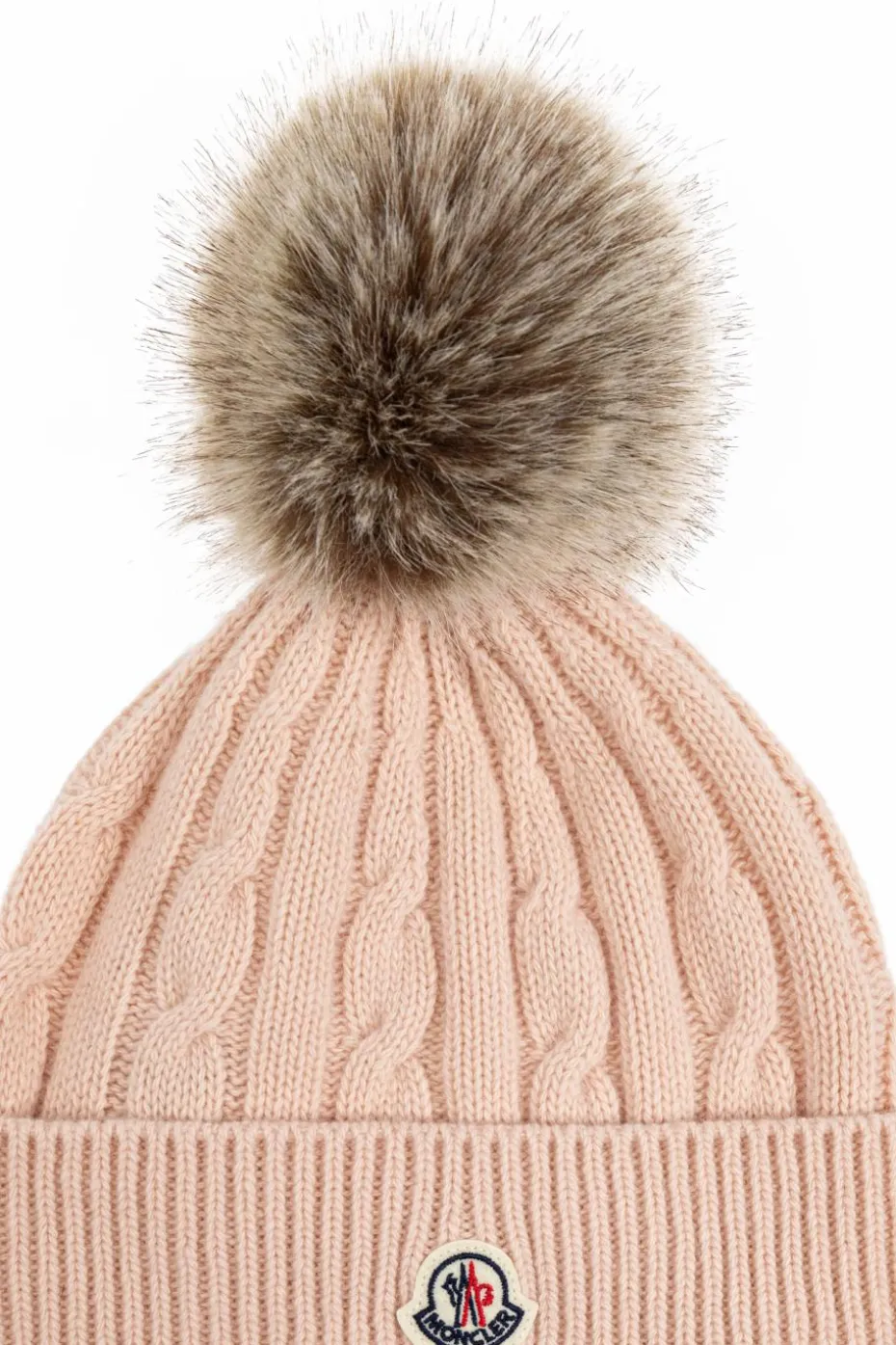 Moncler PINK Hat with Pom-pom