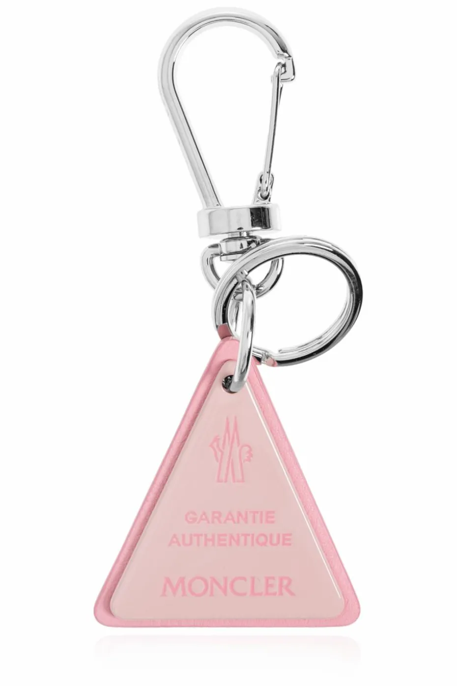 Moncler PINK Keychain with logo