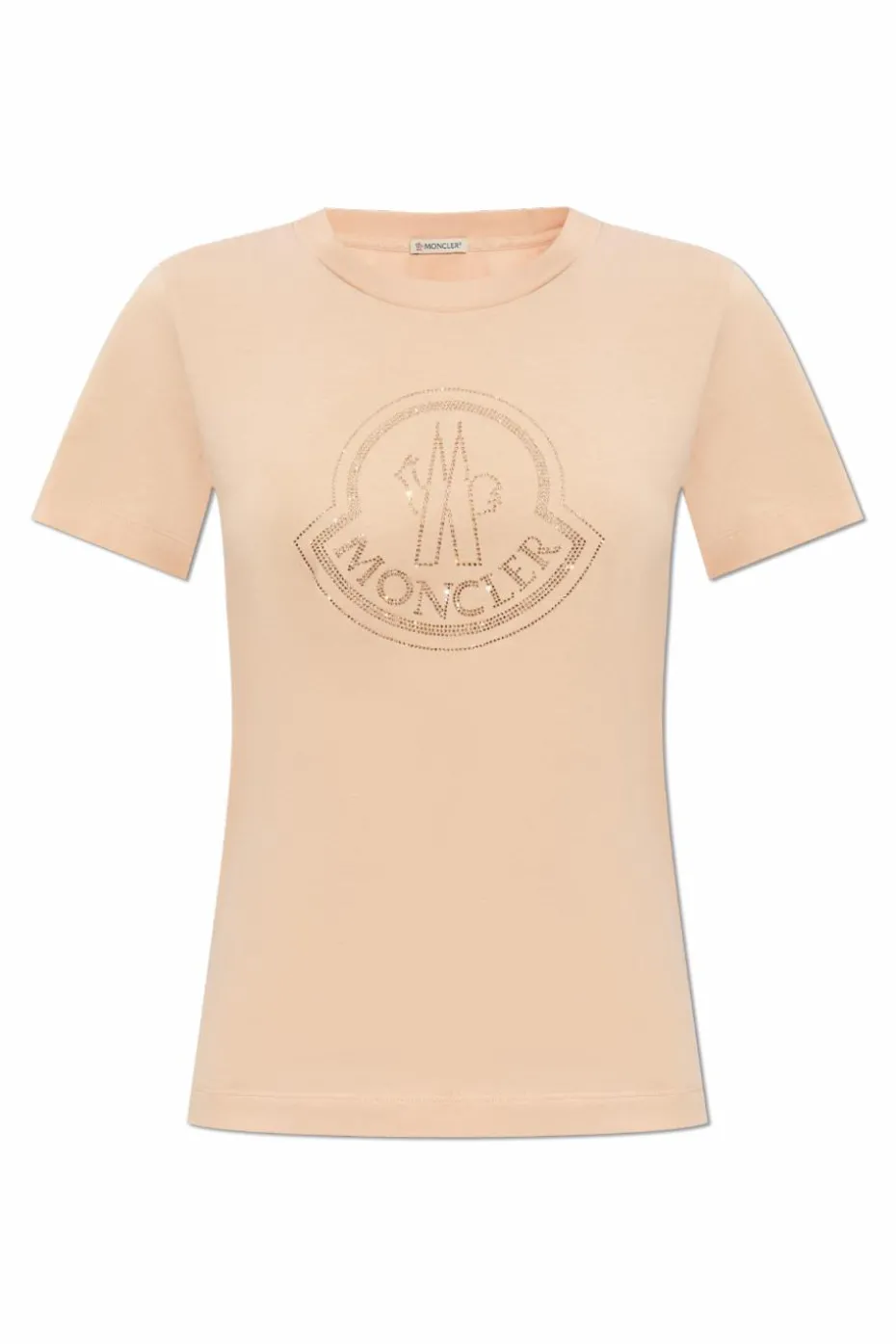Moncler PINK T-shirt with logo