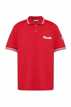 Moncler RED Polo with logo