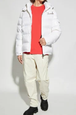 Moncler RED T-shirt with printed logo