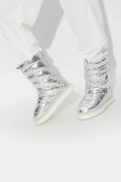 Moncler SILVER ‘Gaia’ snow boots