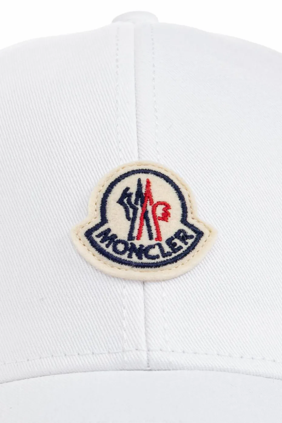 Moncler WHITE Cap with logo