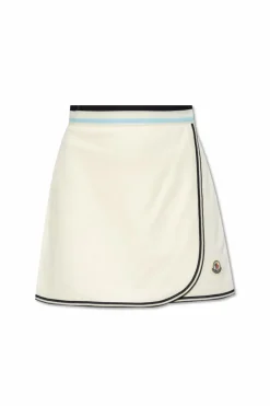 Moncler WHITE Skirt with logo