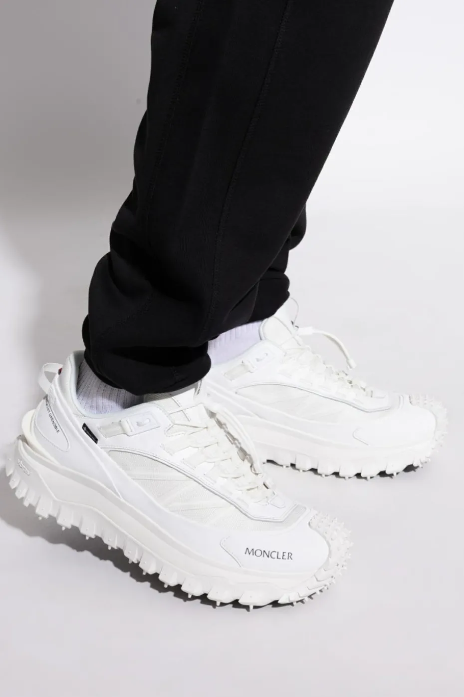 Moncler WHITE Trailgrip GTX sports shoes