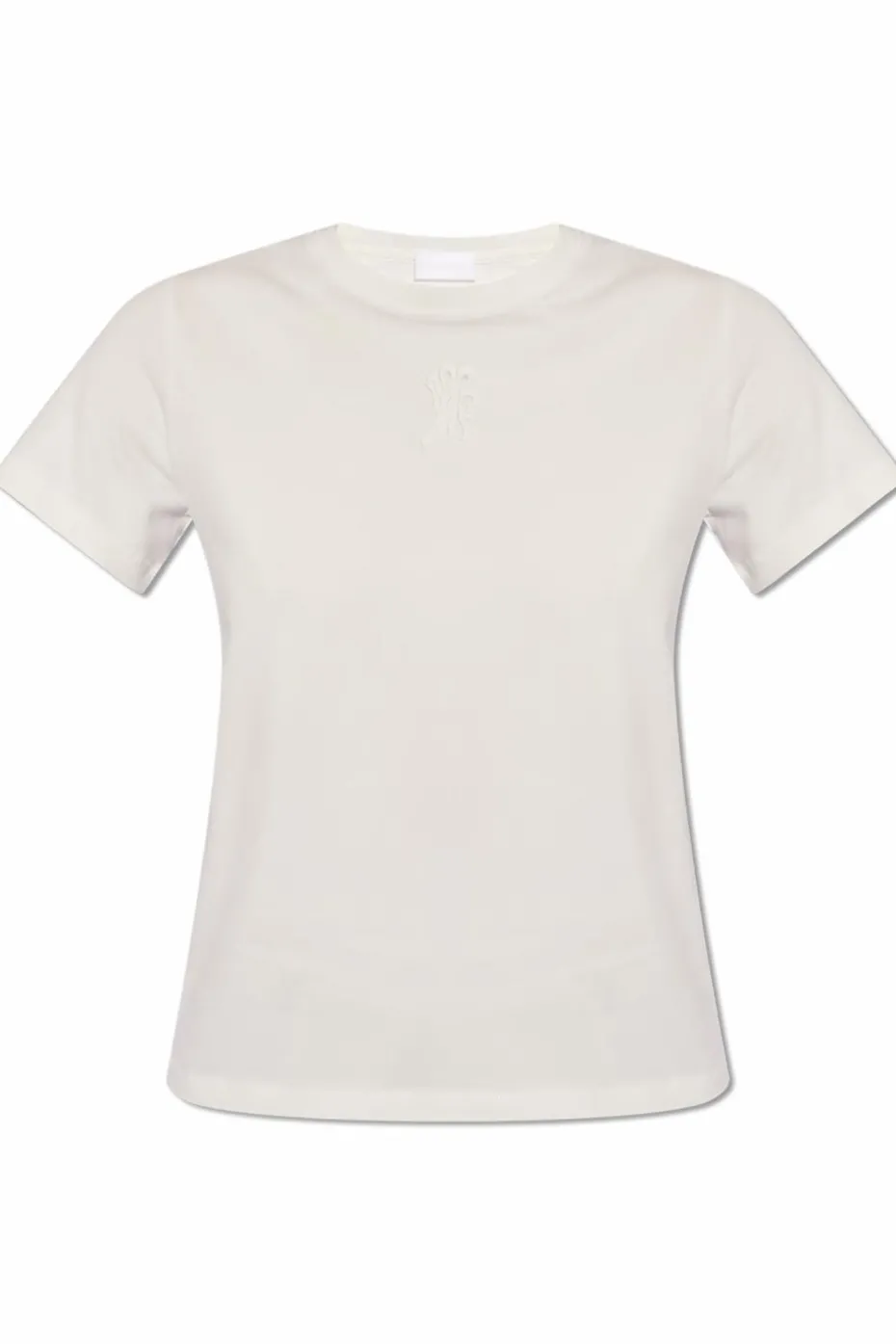 Moncler WHITE T-shirt with logo