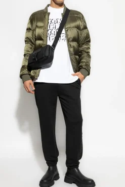 Moncler WHITE T-shirt with Logo