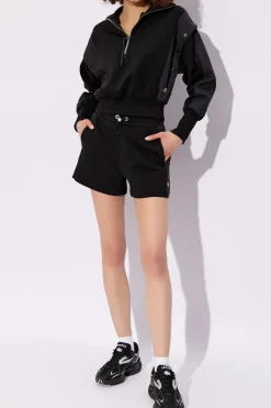 Moose Knuckles BLACK ‘Mixmedia’ Shorts