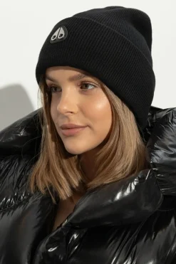 Moose Knuckles BLACK Wool Hat