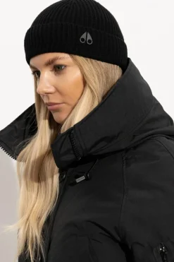 Moose Knuckles BLACK Woolen hat