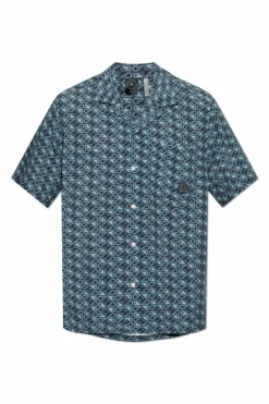 Moose Knuckles NAVY BLUE Monogram Shirt