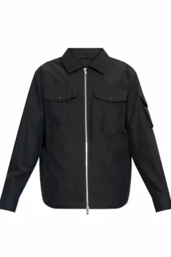 Moose Knuckles NAVY BLUE Jacket with Collar