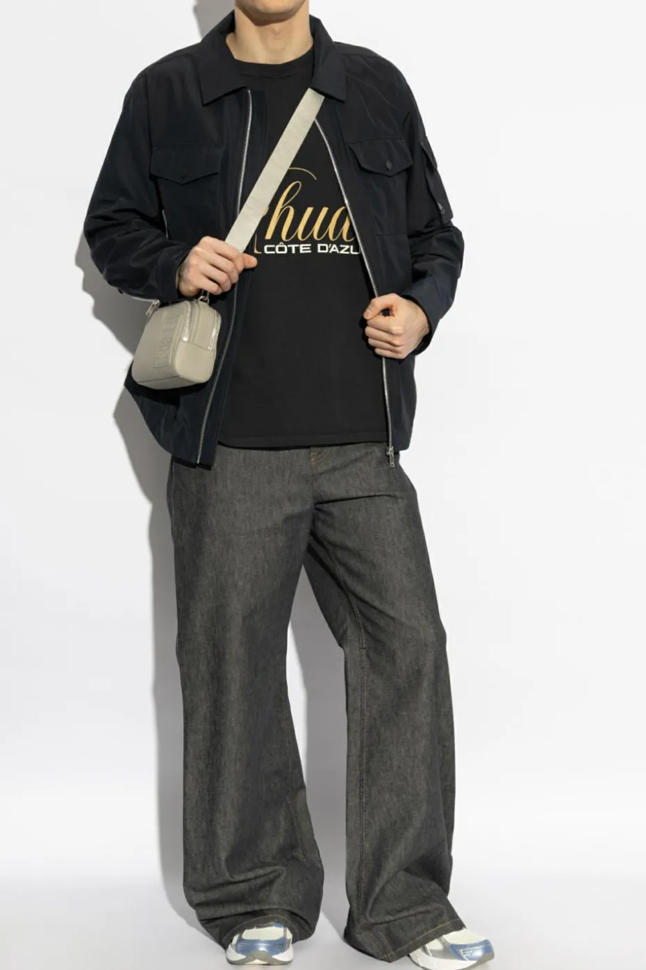Moose Knuckles NAVY BLUE Jacket with Collar