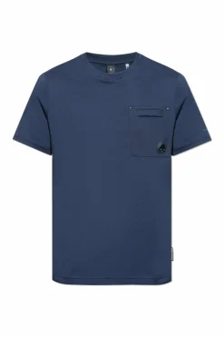 Moose Knuckles NAVY BLUE T-shirt with pocket