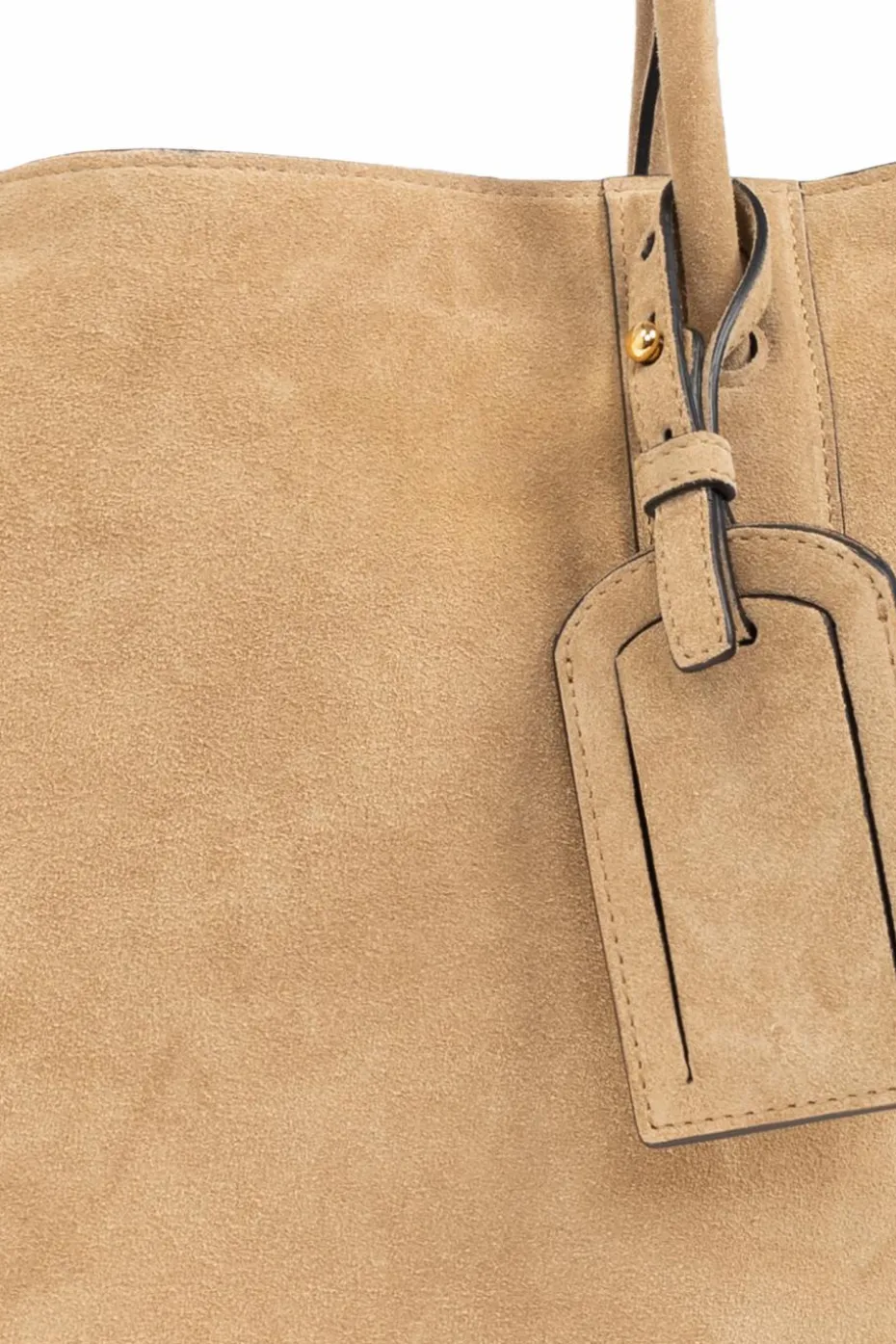 Moschino beige Leather shopper bag