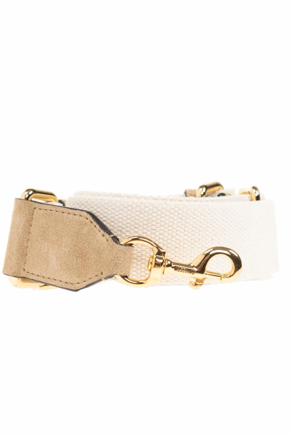 Moschino beige Leather shopper bag