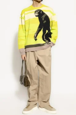 Moschino beige Pants with logo