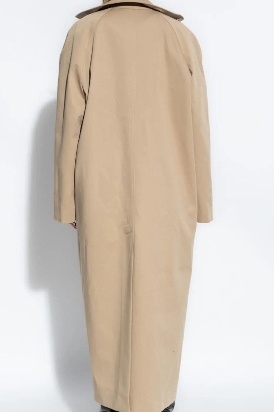 Moschino beige Reversible coat