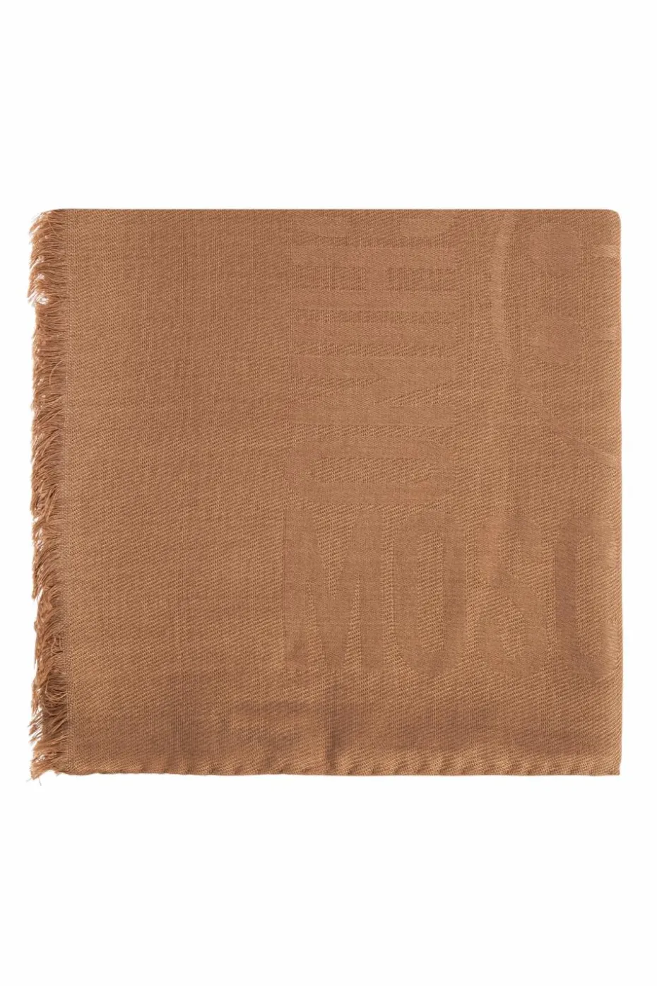 Moschino beige Scarf with logo