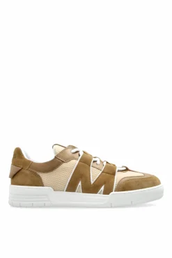 Moschino beige Sports shoes with logo