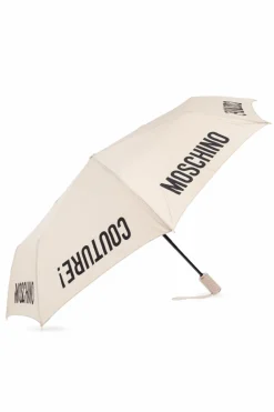 Moschino beige Umbrella with logo