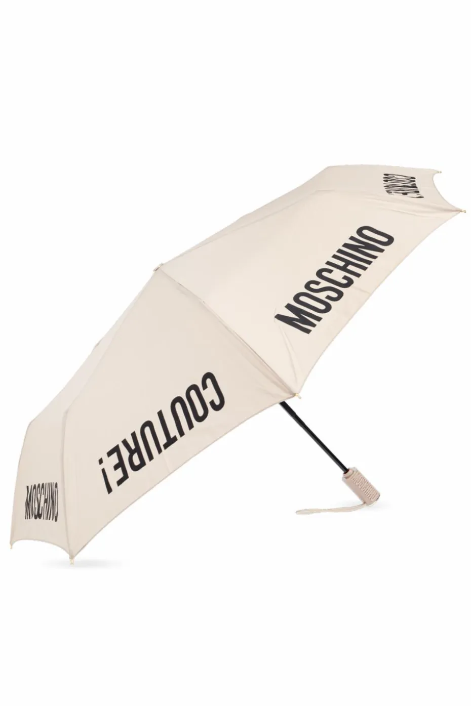 Moschino beige Umbrella with logo