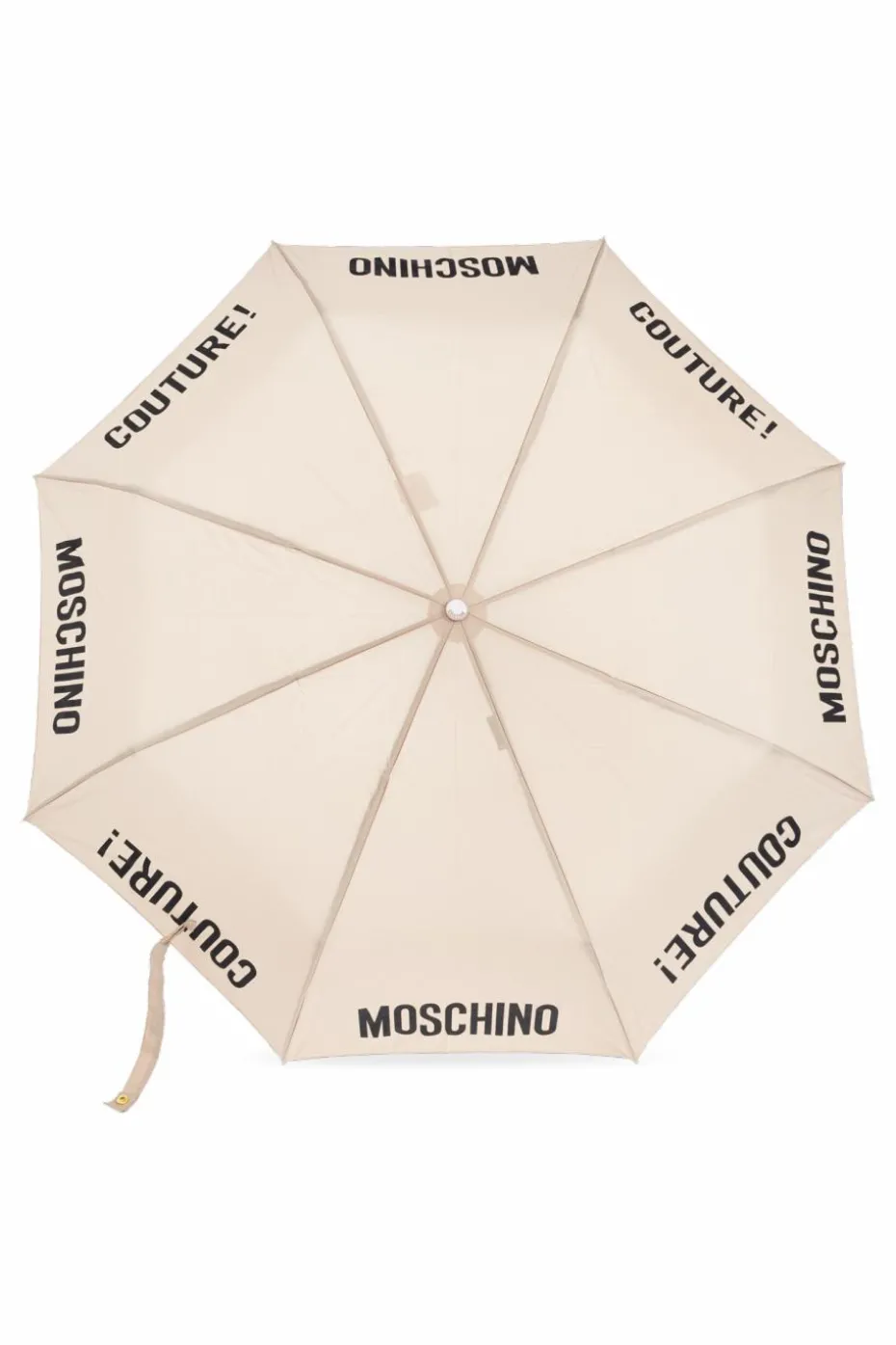 Moschino beige Umbrella with logo