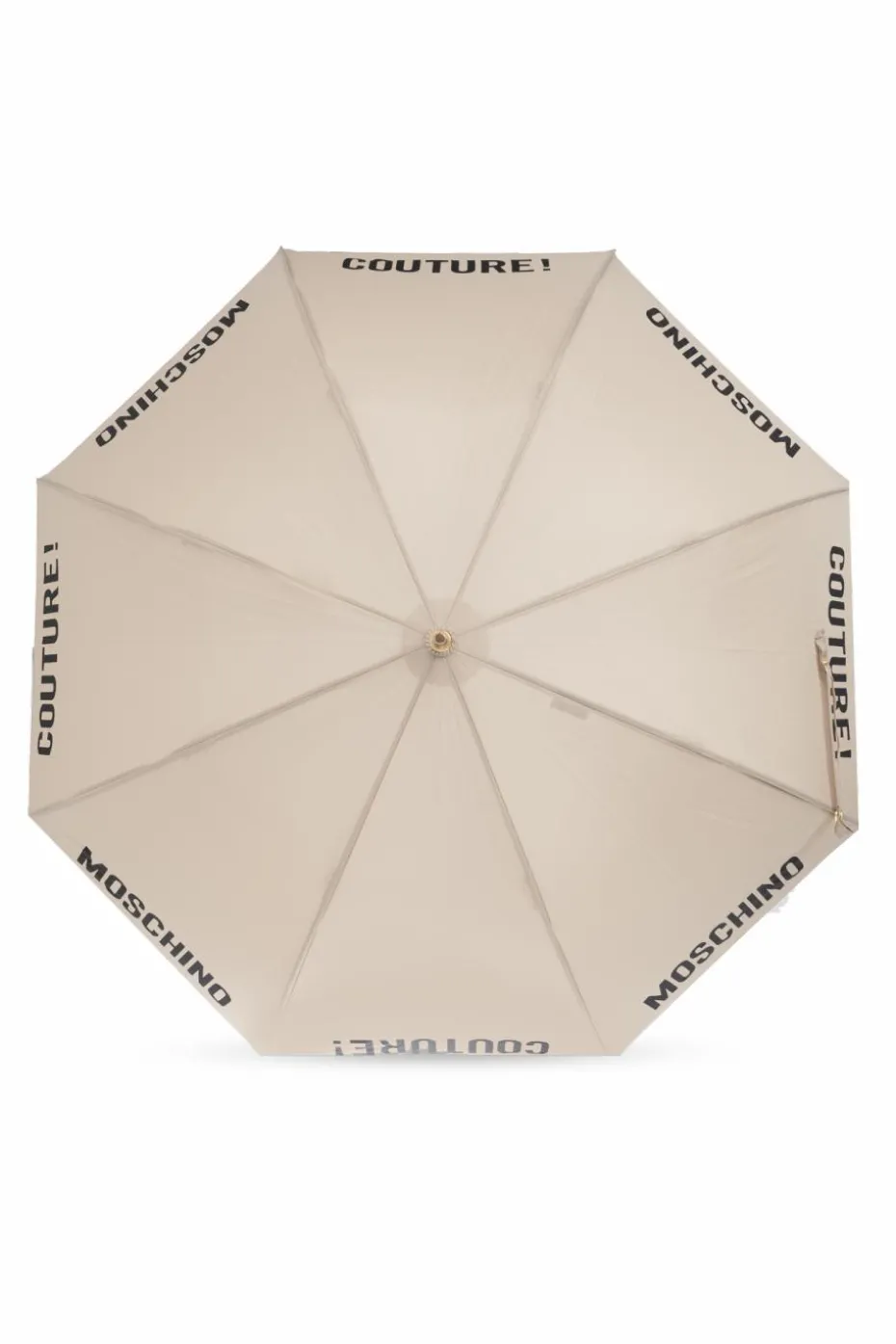 Moschino beige Umbrella with logo