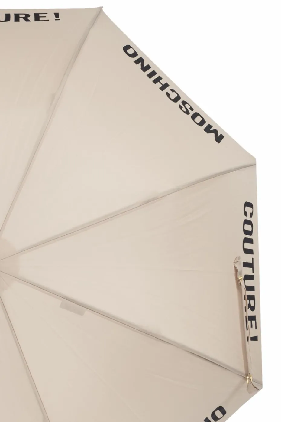 Moschino beige Umbrella with logo
