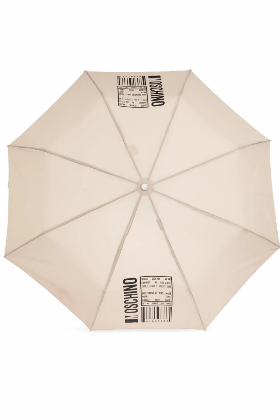 Moschino beige Umbrella with logo