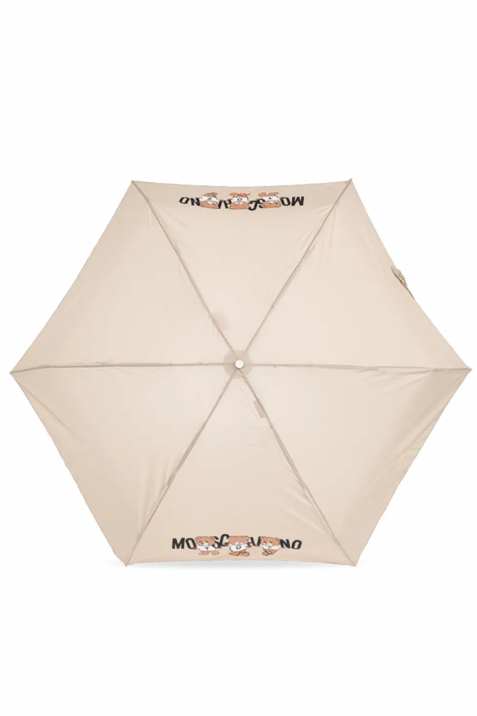 Moschino beige Umbrella with logo