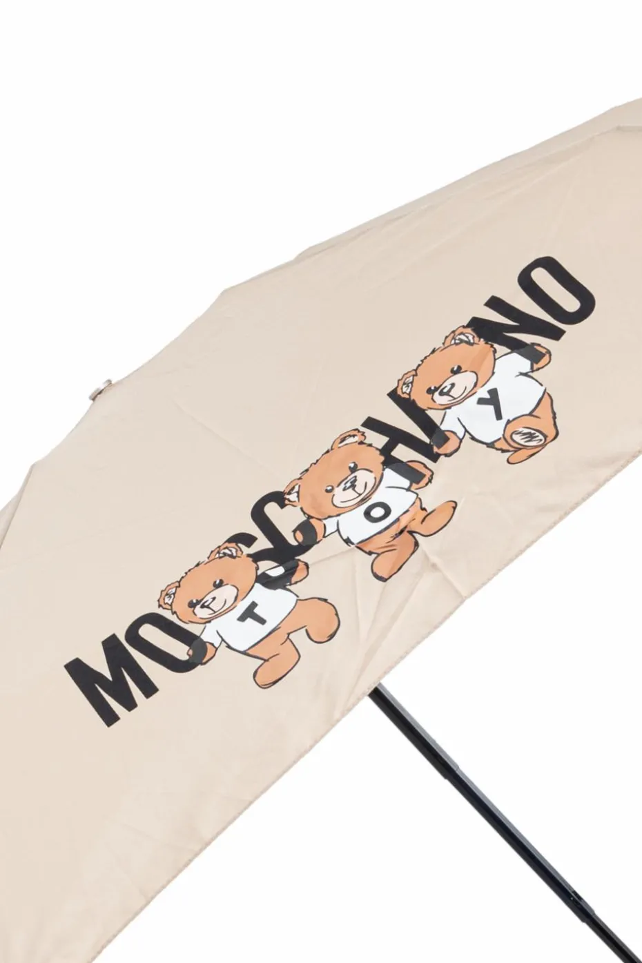 Moschino beige Umbrella with logo
