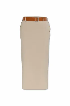 Moschino beige Wool skirt