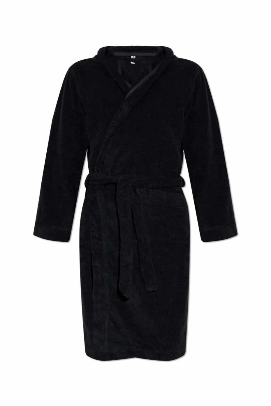 Moschino BLACK Bathrobe with logo