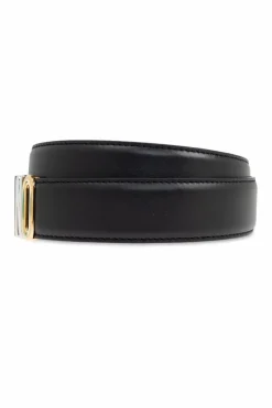 Moschino BLACK Belt with logo