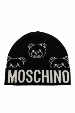 Moschino BLACK Cap with logo