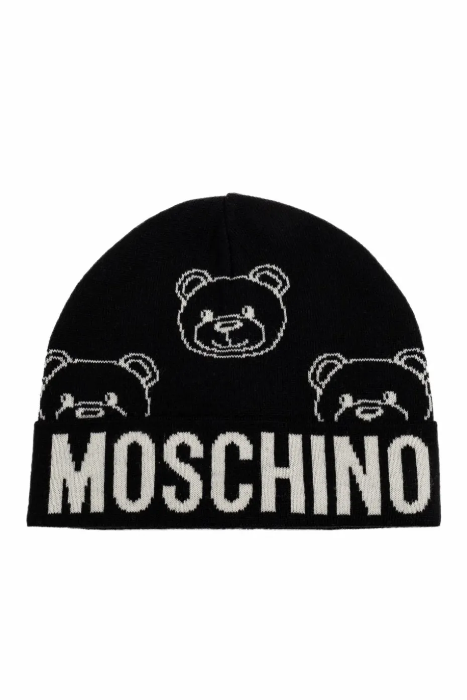 Moschino BLACK Cap with logo