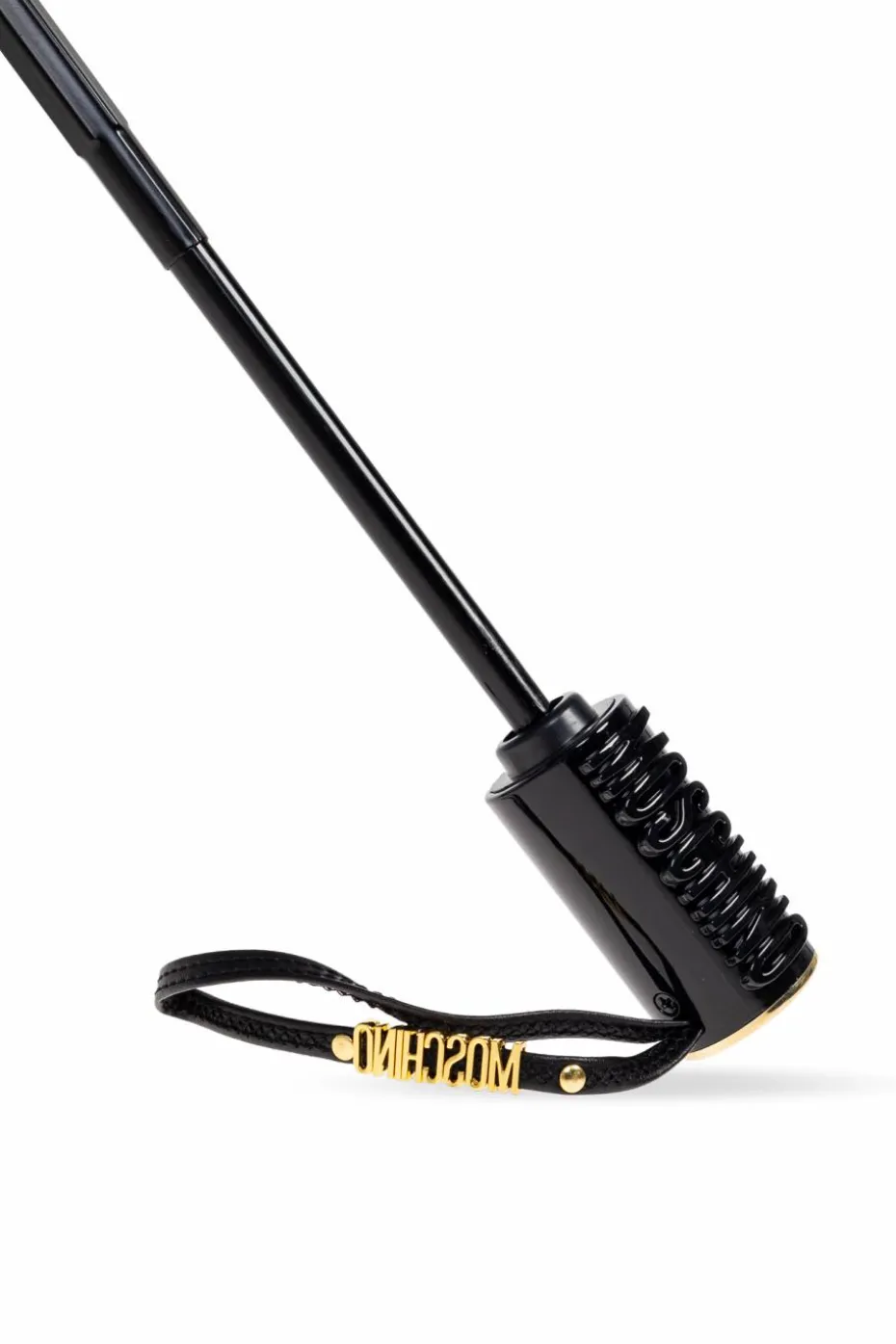 Moschino BLACK Folding umbrella with logo