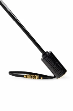 Moschino BLACK Folding umbrella with logo