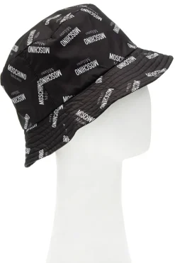 Moschino BLACK Hat with logo